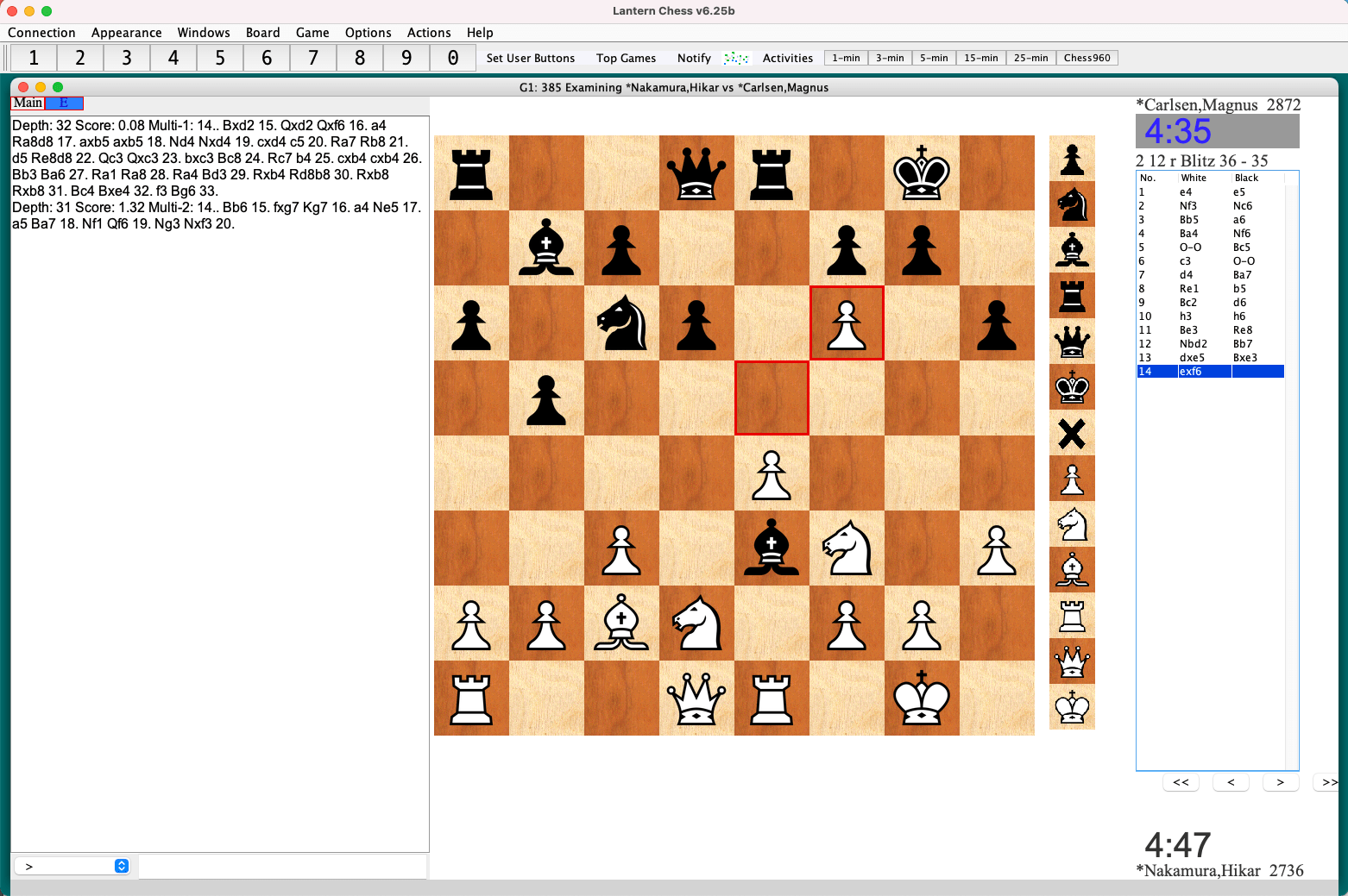 Help accessing PGN and saving chess games in Lantern Interface to