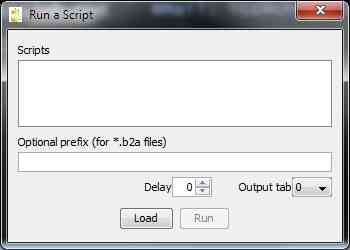 scripter dialog